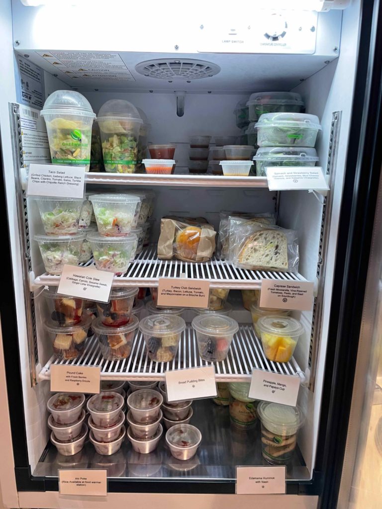 a refrigerator full of food