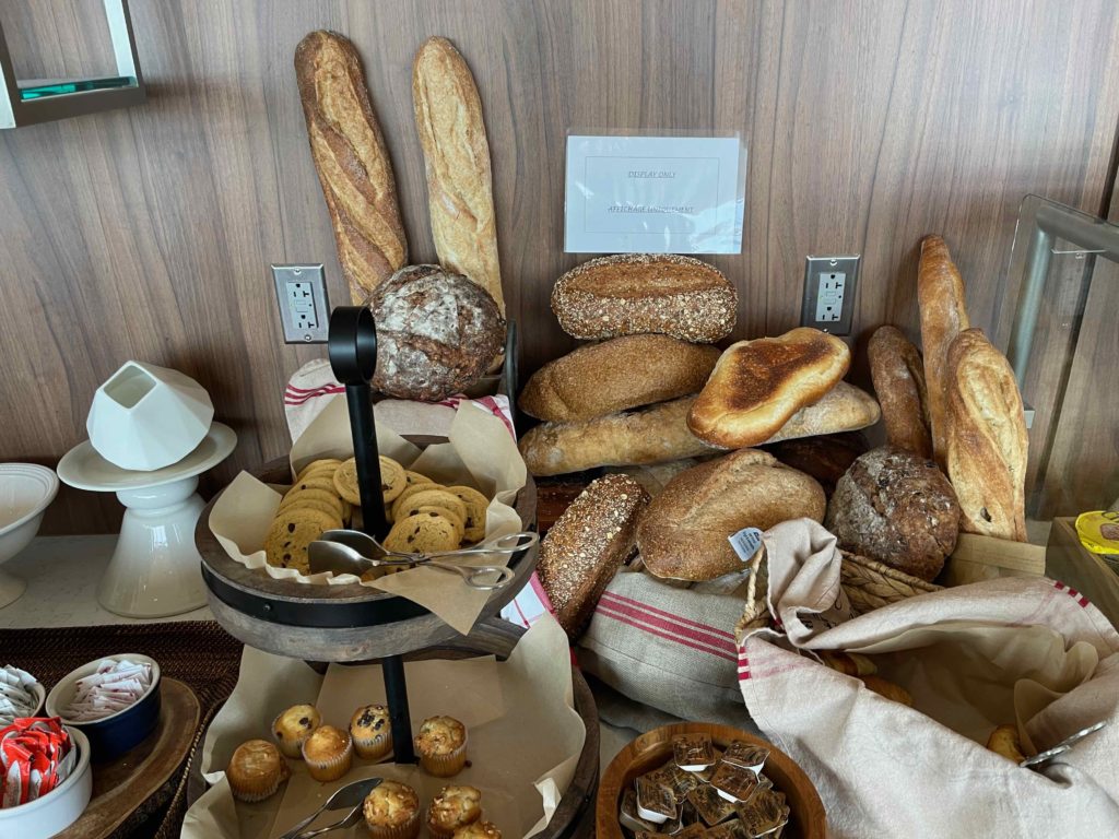 a variety of bread on a table